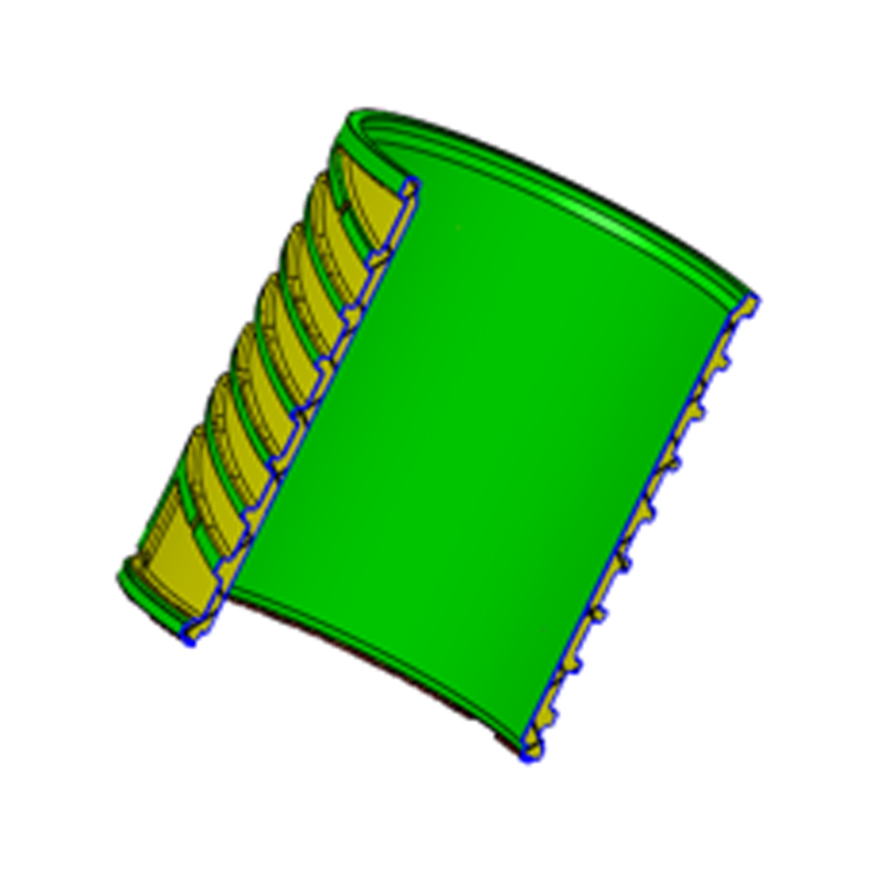 Veste d'eau de refroidissement moulée sous pression en alliage d'aluminium Veste d'eau de refroidissement moulée sous pression en alliage d'aluminium